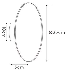 Lucide 46201/08/31 - LED aplica perete EKLYPS LED LED/8W/230V 25 cm