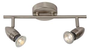 Lucide 13955/10/12 - Lampa spot LED CARO-LED 2xGU10/5W/230V crom