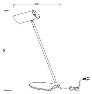 Lucide 19600/01/30 - Lampa de masa HESTER 1xGU10/7W/230V negru