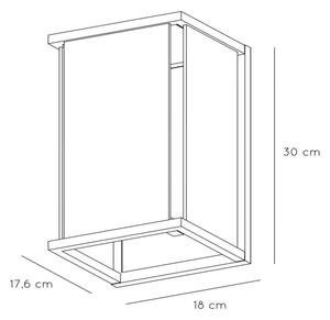 Lucide 27883/01/30 - Aplica perete exterior CLAIRE 1xE27/15W/230V
