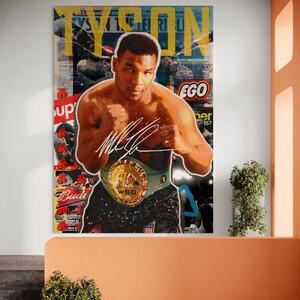 Tablou Canvas Premium LuxCanva® B1008, Mike Tyson , Sportivi, Box, Pugilist, Culori Vibrante