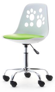 Z0ND0 Scaun pentru copii Footy (verde + crom). 1109922