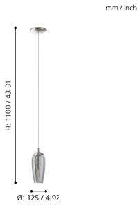 Eglo 96343 - LED Lustra pe cablu FARSALA 1xG9/2,5W/230V