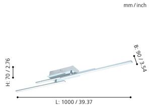 Eglo 96316 - LED Plafoniera PARRI 3xLED/6W/230V