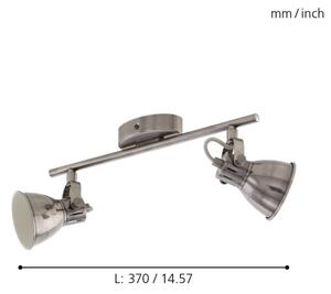 Eglo 96553 - LED Lampa spot SERAS 2xGU10/3,3W/230V