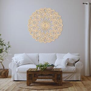 Decorațiune murală mandală din lemn - PETALUM