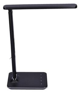 Solight WO45-B - LED lampa de masa cu display LED/9W/230V negru