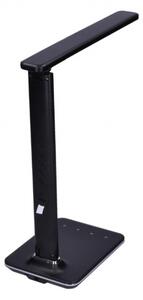 Solight WO45-B - LED lampa de masa cu display LED/9W/230V negru