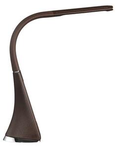 Solight WO46-H - LED lampa de masa dimmabila cu display LED/6W/230V maro