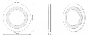 LDST LI-01-B-BZ8 - LED iluminat scară LILI 8xLED/1,2W/230V alb 6500K