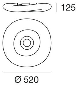 Plafonieră LED dimabilă Linea Light 8006 MR. MAGOO LED/23W/230V