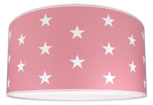 Plafoniera copii STARS PINK 2xE27/60W/230V roz