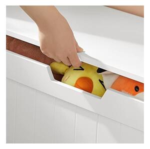 Cufar de depozitare, Vasagle, Alb, LHS11WT,76 x 48 x 40 cm
