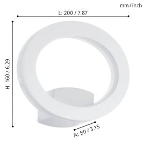 Eglo 96274 - Aplica de perete LED pentru exterior EMOLLIO LED/10W/230V IP44