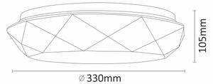 Plafonieră LED pentru baie GALAXY LED/17W/230V