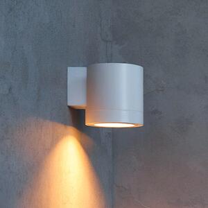 Philips Lampa de exterior Fylx, albă, metal, IP44, GU10, reglabil, Alb, Aluminiu