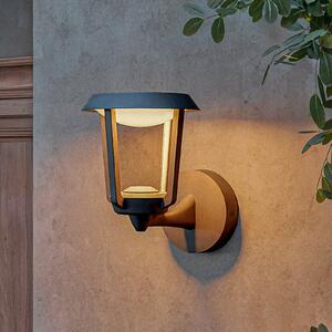 Philips Lampă de perete pentru exterior cu LED Nuvy, antracit, metal, IP44, Gri, Aluminiu