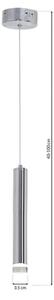 LED Lustră pe cablu ICE LED/5W/230V