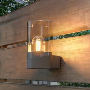 Philips Lampa de exterior Nayl, antracit, metal, IP44, E27, reglabil, Gri, Plastic