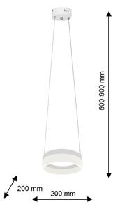 LED Lustră pe cablu RING LED/12W/230V