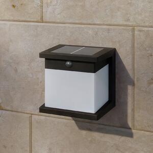 Philips Lampa de perete solară cu LED Diara, negru, senzor, IP44, Negru, Plastic
