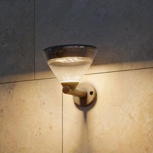 Philips Lampa de perete solară cu LED Kyna, negru, senzor, IP44, Negru, Plastic