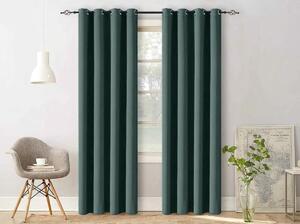 Draperie turcoaz OXFORD 140x250 cm Agatat: Inele metalice