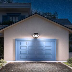 Philips Lampa solară cu LED Zyren, negru, 5.000 K, senzor, IP65, Negru, Plastic