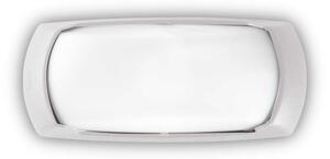Ideal lux - Aplică perete exterior 1xE27/23W/230V alb IP66