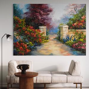 Tablou Canvas Premium LuxCanva® A1286, Colorful Summer , Living, Flori, Natura, Pomi, Dormitor, Culori Vibrante