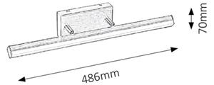 Rabalux 5720 - Iluminare LED pentru oglindă de baie SILAS LED/12W/230V