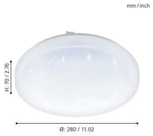 Eglo 97877 - LED Plafonieră FRANIA-S LED/11,5W/230V