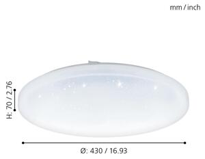 Eglo 97879 - LED Plafonieră FRANIA-S LED/33,5W/230V
