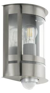 Eglo TRIBANO 79286 - Aplică de perete pentru exterior cu senzor, 1xE27/60W/230V, IP44