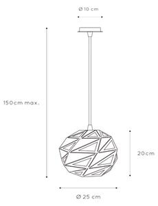 Lucide 21415/25/31 - Lustră pe cablu MALUNGA 1xE27/60W/230V
