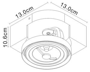 Lucide 22960/10/31 - Spot LED VERSUM AR111 LED/10W/230V alb