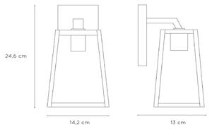 Lucide 29828/01/30 - Aplică perete exterior MATSLOT 1xE27/60W/230V IP23