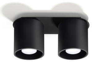 Plafonieră ORBIS 2 2xGU10/40W/230V negru