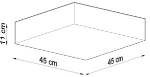 Plafonieră HORUS 45 3xE27/60W/230V negru