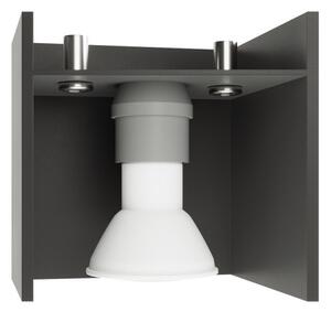 Aplică perete LORETO 1xG9/40W/230V gri