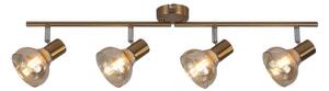 Rabalux 5550 - Lampă spot HOLLY 4xE14/40W/230V auriu