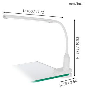 Eglo 96434 - LED Lampă cu clips LAROA LED/4,5W/230V alb