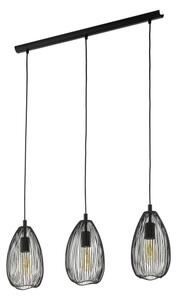 Eglo 49142 - Lustră pe cablu CLEVEDON 3xE27/60W/230V