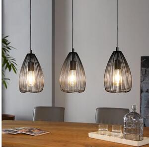 Eglo 49142 - Lustră pe cablu CLEVEDON 3xE27/60W/230V
