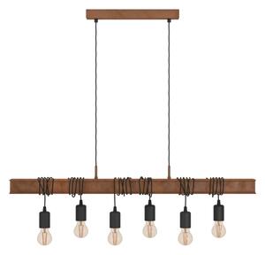 Eglo 49859 - Lustră pe cablu TOWNSHEND 4 6xE27/60W/230V
