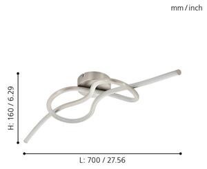 Eglo 97937 - Lustră aplicată LED NOVAFELTRIA LED/13W/230V