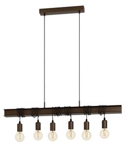 Eglo 49859 - Lustră pe cablu TOWNSHEND 4 6xE27/60W/230V