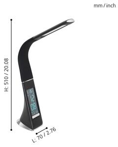 Eglo 97914 - Lampă de masă LED COGNOLI LED/3,2W/230V negru