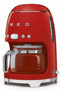 Aparat pentru cafea filtrată SMEG 50's Retro, roșu