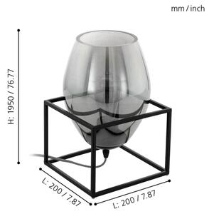 Eglo 97209 - Lampă de masă OLIVAL 1 1xE27/40W/230V